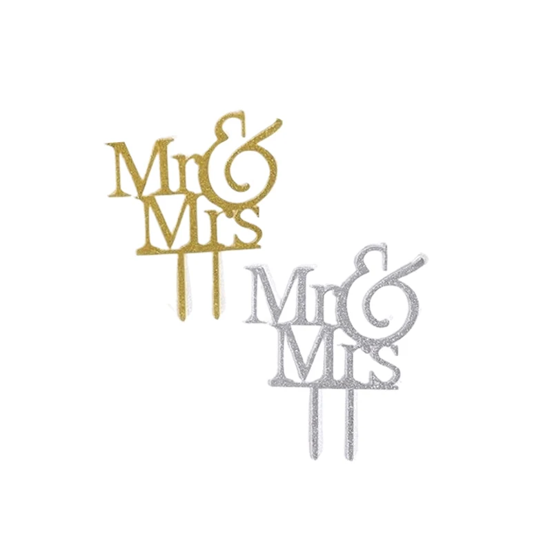 1 قطعة كعكة الاكريليك زوجين المساعدة في حفل زفاف حفل زفاف الحلوى الديكور