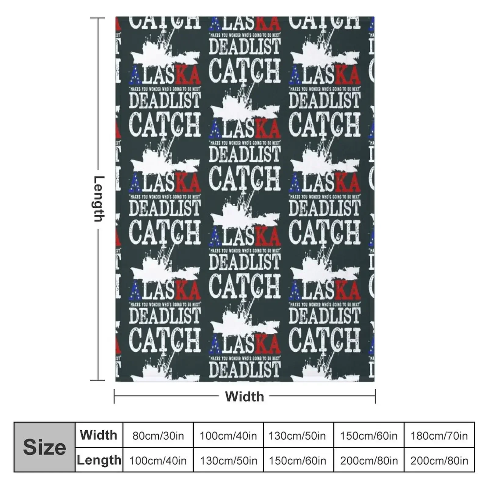 Deadliest Alaska Catch Classic Throw Blanket Tourist Beautifuls Thins Blankets