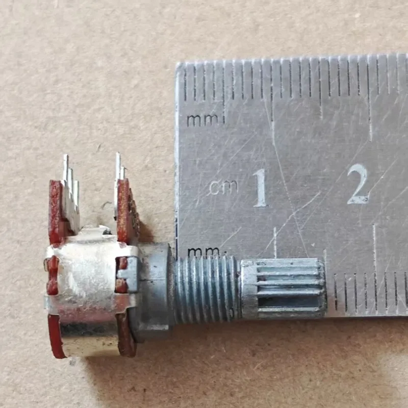 12 Type Dual 6Pin Potentiometer B50K B503 Amplifier Volume Rotary Potentiometer Shaft Length 15MM