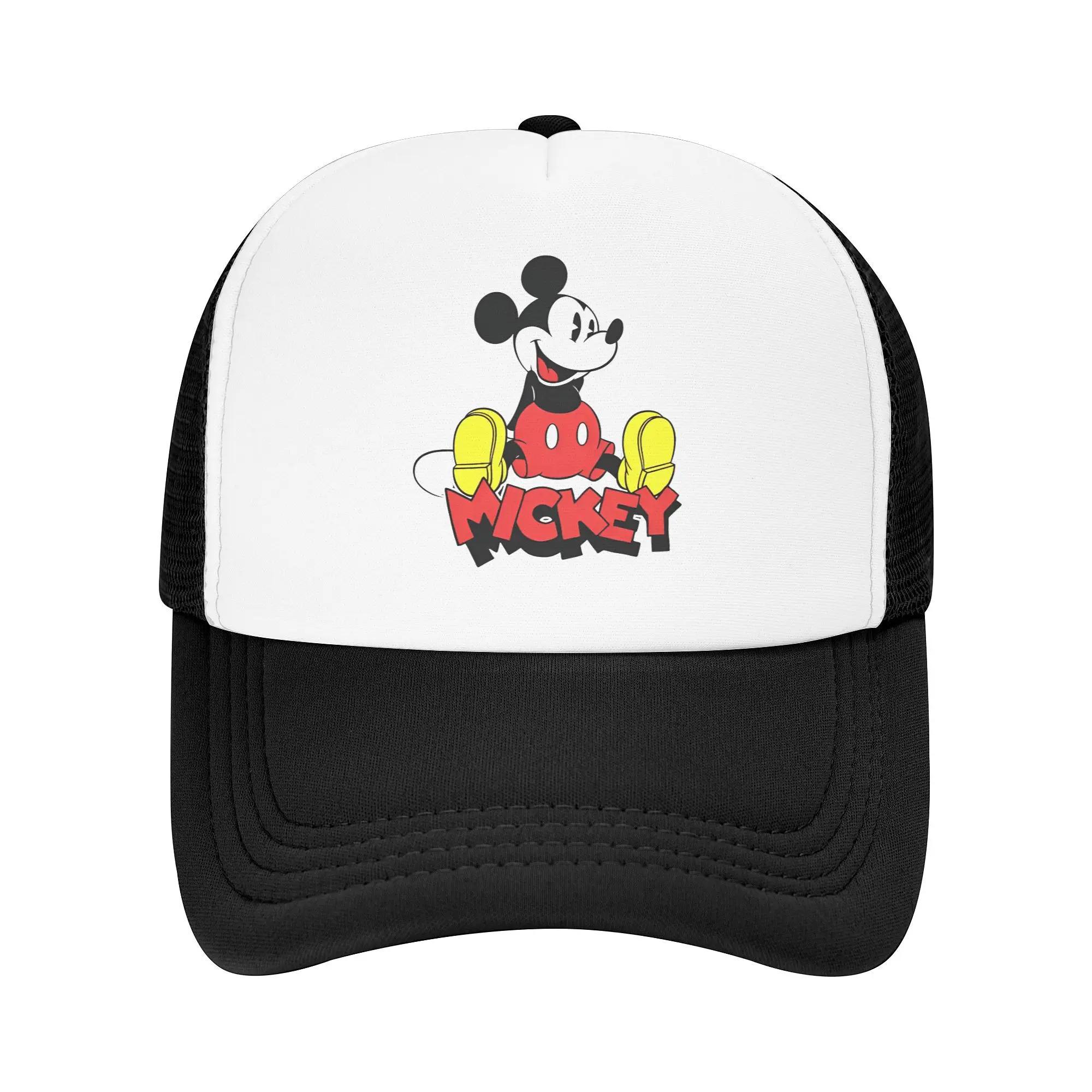 Mickey Mouse disney minnie Merch Mesh Trucker Hat Summer Cooling  Mesh-back Sun Caps Casual Adjustbale