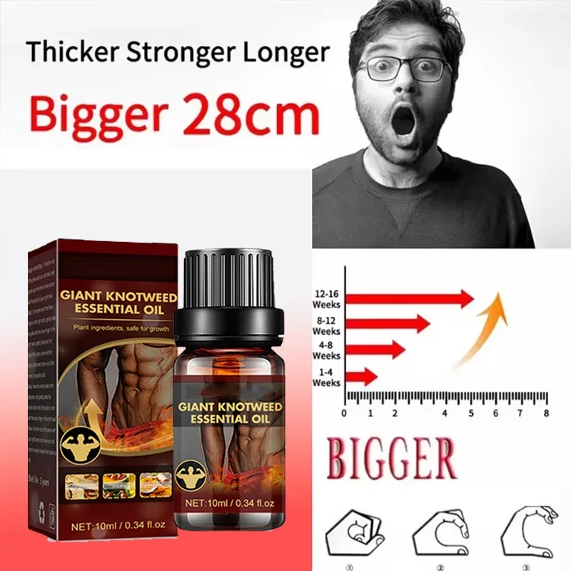 Grow Long Massage Oil for Men for a Larger Size