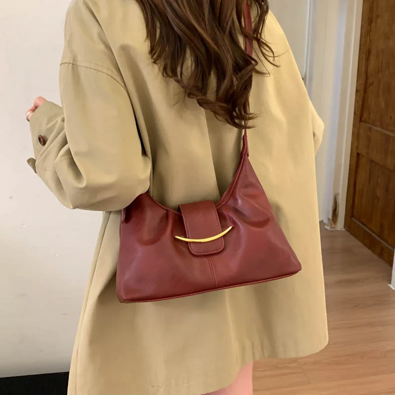 حقيبة كتف ذات سعة كبيرة لعام 2025 للنساء، حقيبة كروس من الجلد الطبيعي متعددة الاتجاهات، محفظة عمل أنيقة كلاسيكية للمكتب #2