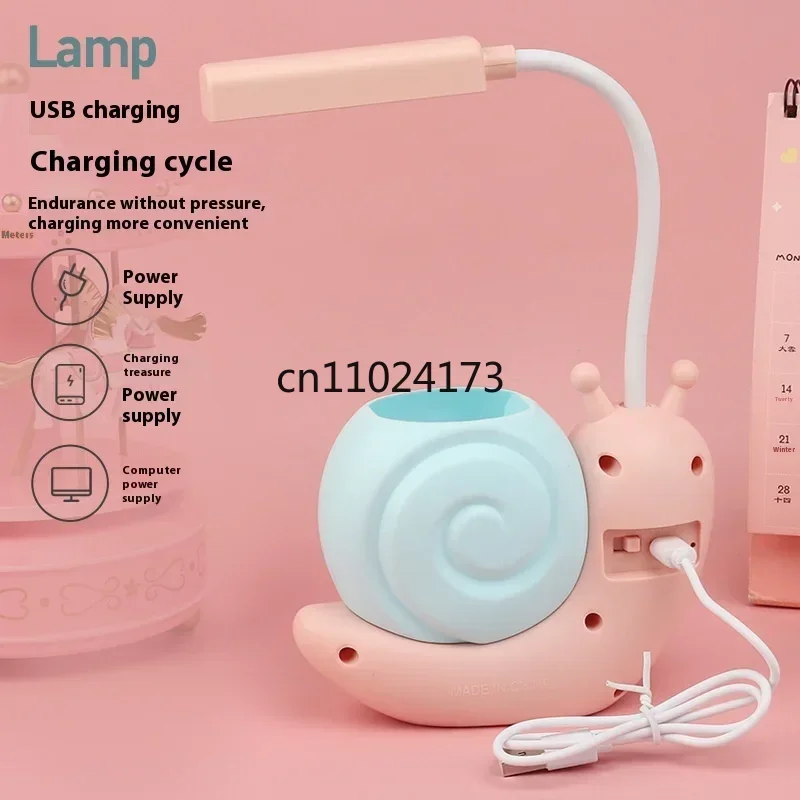 الكرتون الإبداعية التعلم لمبة مكتب Led قابلة للشحن العناية بالعين لمبة مكتب رياض الأطفال هدية صغيرة غرفة نوم المنزلية