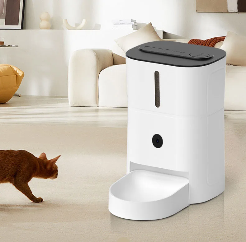 Wholesale pet smart feeder dog cat food bowl pet feeder automatic wifi smart dog pet feeder with camera