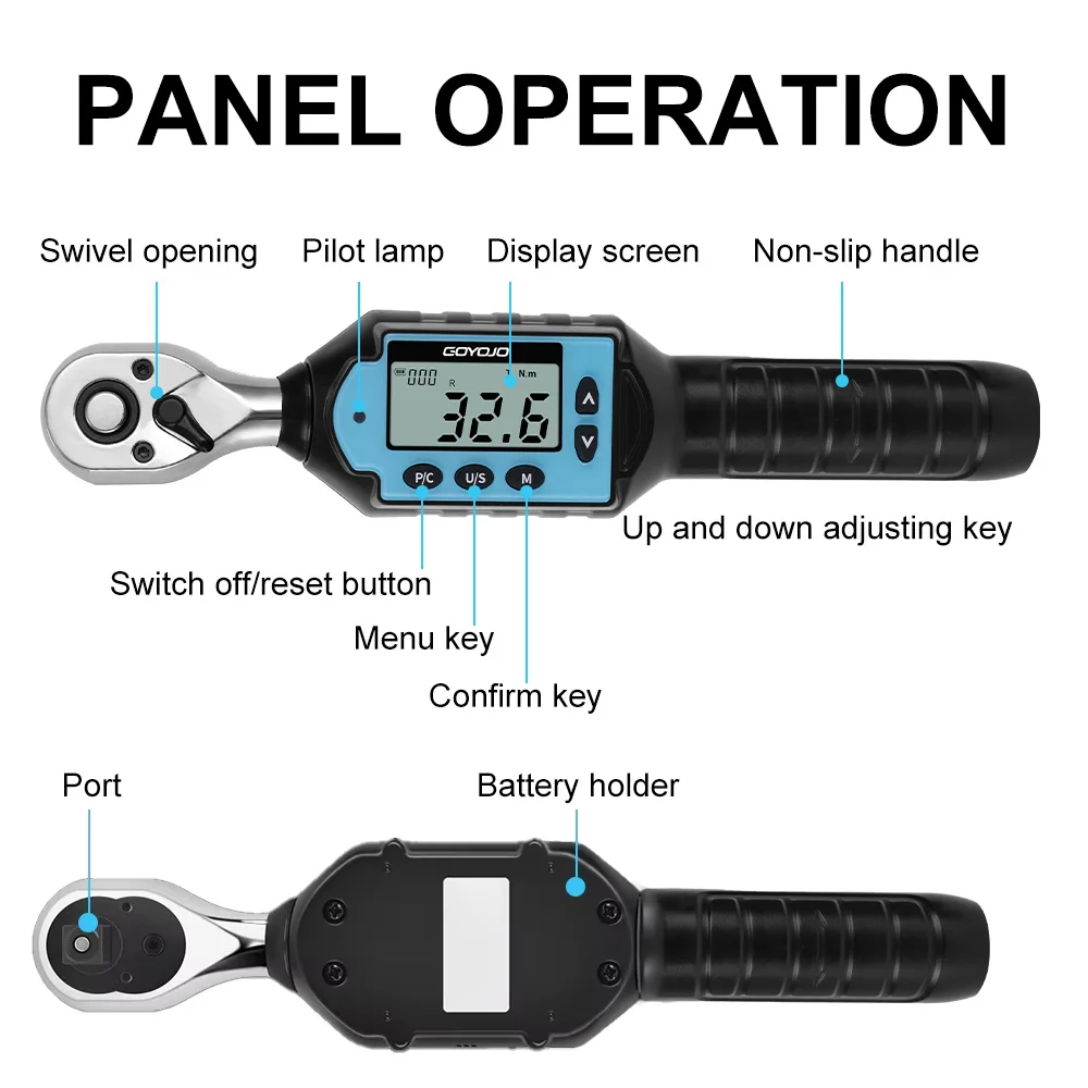 New Digital Preset Torque Wrench 1/2\