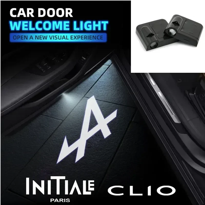 

LED Car Door Badge Light Projector Courtesy Shadow For Megane INITIALE A Koleos Clio Fluence Kadjar Captur Talisman Welcome Lamp