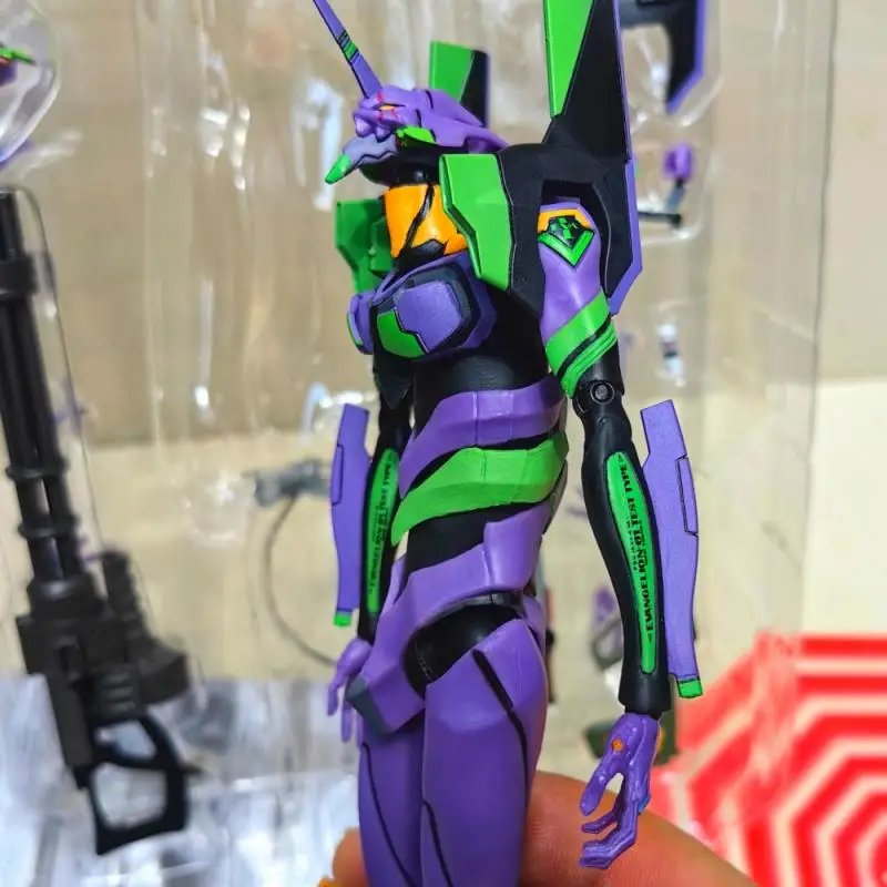 Eva Unit 1 Model tangan Anime lucu anak laki-laki Action figure Ins Desktop Dekorasi mainan menghias sekitar kartun hadiah