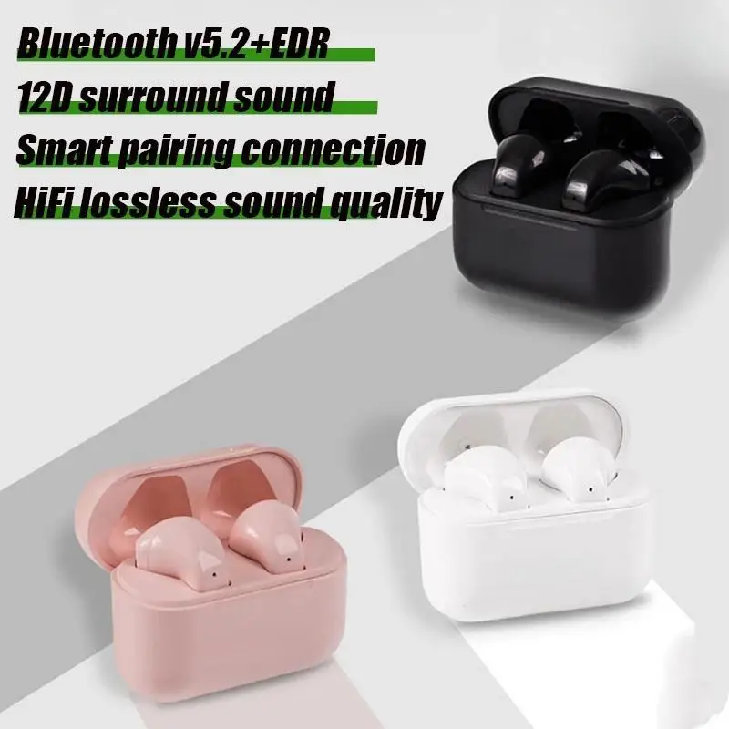 PRO5s سماعة بلوتوث 5.2 TWS الرياضة في الهواء الطلق سماعة رأس لاسلكية سماعات الأذن للهواتف الذكية ألعاب سامسونج الموسيقى