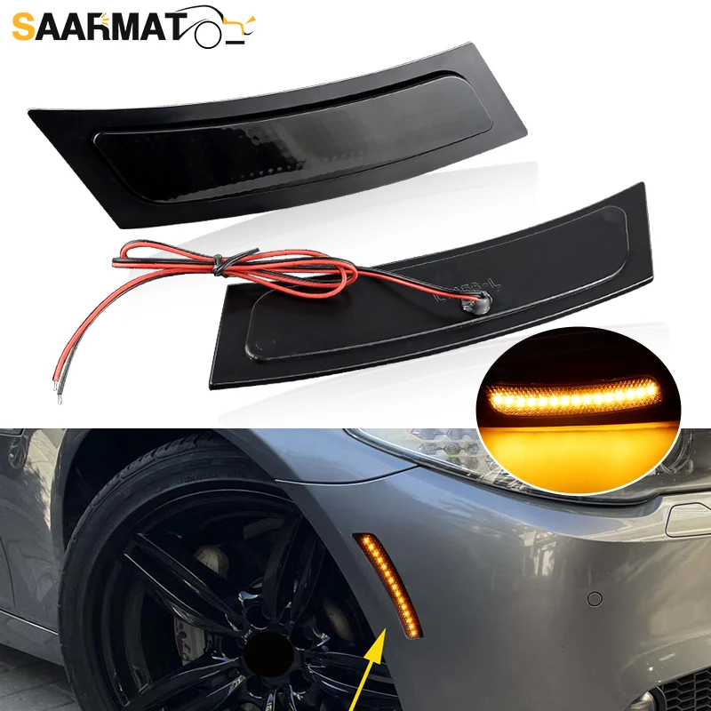 Für 2000-16 bmw f10 5er 528i 530i 535i 550i 550i xdrive Front stoßstange LED Seiten markierung leuchten, f10 Reflektor lampe 2011