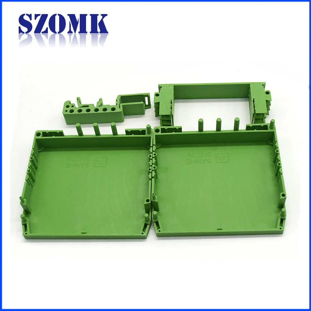 1Piece 80*85*25mm szomk plastic din rail box enclosure electronics control box digital plastic box for electronic project