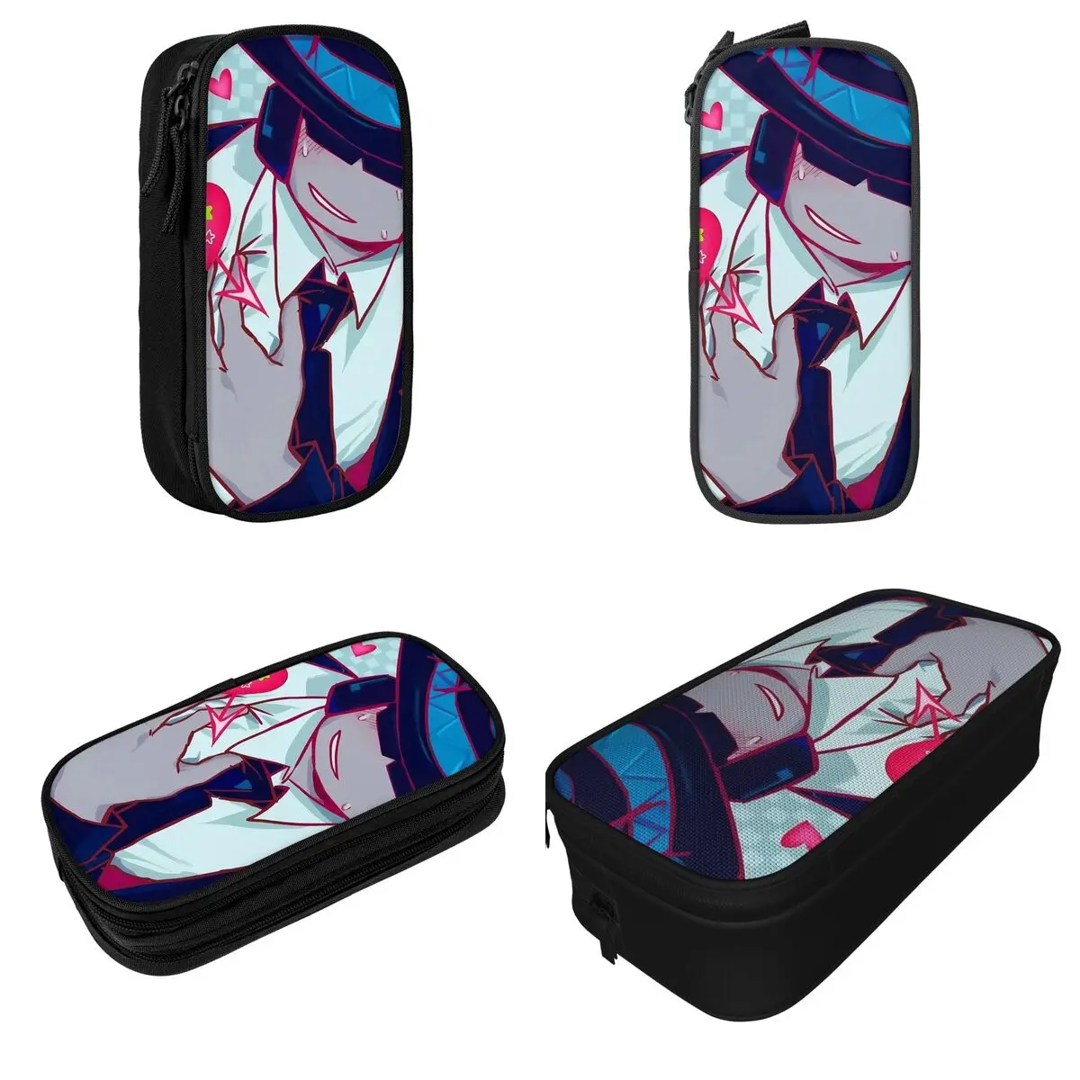 Forsakens Chance مقلمة حامل أقلام حقائب للطلاب سعة كبيرة اللوازم المدرسية سستة مقلمة #2