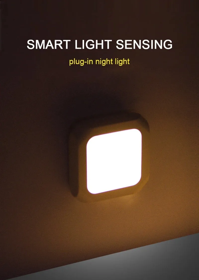 Motion Sensor Night Light LED Wireless Night Lamp US EU UK AU Plug Energy Efficient Dimmable Sensor Stairway Lamp for Bedroom