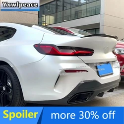 For BMW 8 Series G16 M8 4 Door 2018 2019 2020 2021 2022 Spoiler ABS Gloss Black /Carbon Look Rear Trunk Lip Spoiler Car Styling