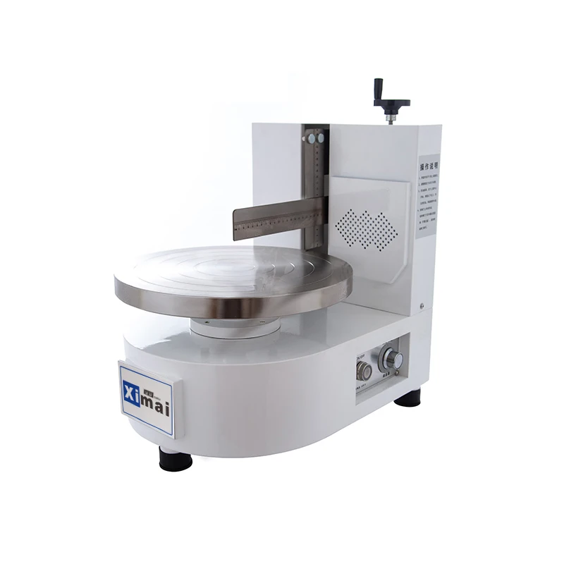 11 기어 자동 원형 케이크 크림 코팅 충전 기계, 케이크 빵 크림 장식 스프레더 기계, 생일