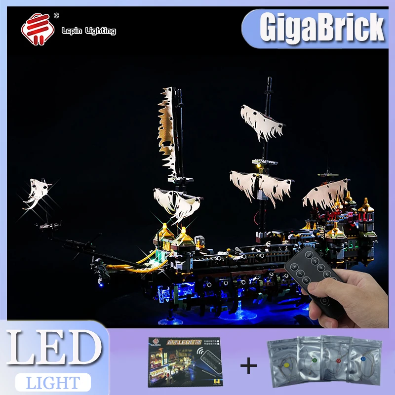 

Universal Lighting Kit for Lego 71042 (Only Led Light,Without Blocks Model) Flexible & Bright Lighting Solution