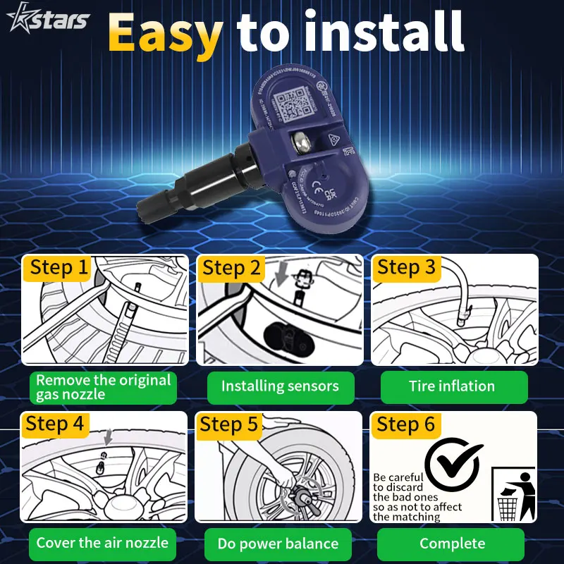 1490701 -01-B لـ Tesla Bluetooth TPMS نظام مراقبة مستشعر ضغط الإطارات مناسب لـ 2021-2024 Tesla Model Y 3 S X 1490701 -01-ج