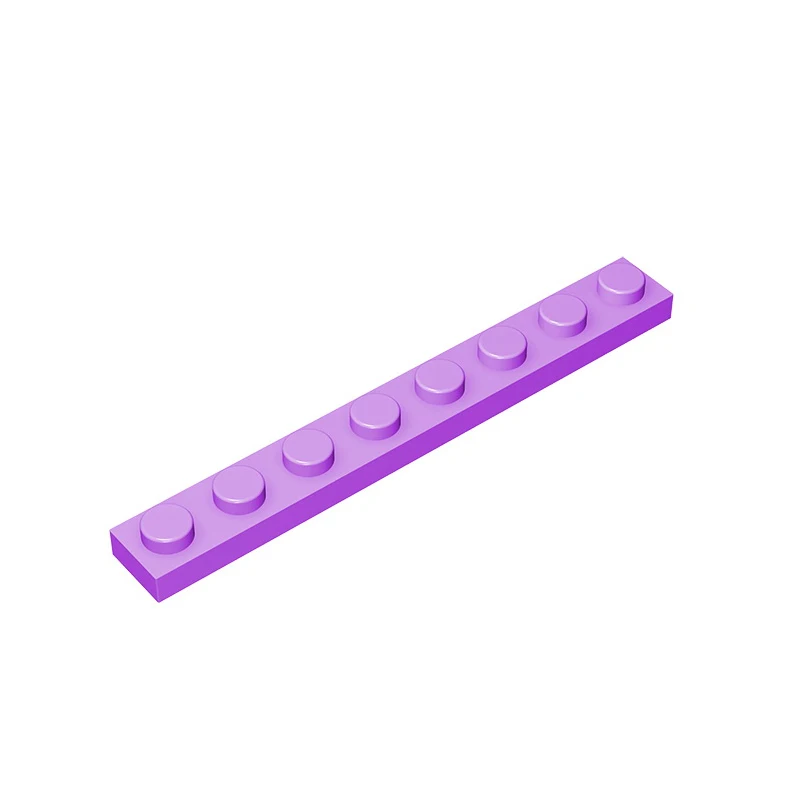 Gobricks Buildings Blocks MOC Creative Plate 1 x 8 Compatible 3460 Dots Elements Children\'s Technical DIY Brick Toys 2022