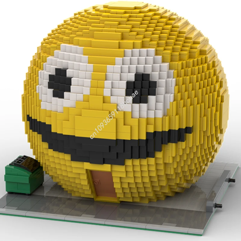 

4326 шт. MOC улыбающиеся HQ модульные здания строительные блоки Рождественский подарок платформа командных произведений архитектура вдохновляющий креатив