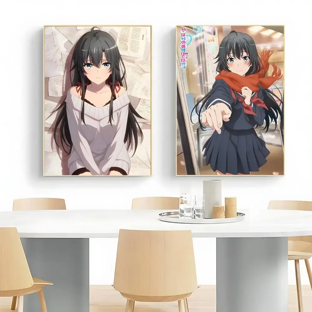Youth Anime M-My Youth Romantic Comedy Is Wrong As I Expected Poster Wall Art Print Decorative Mural Home Decor Gift Unframed