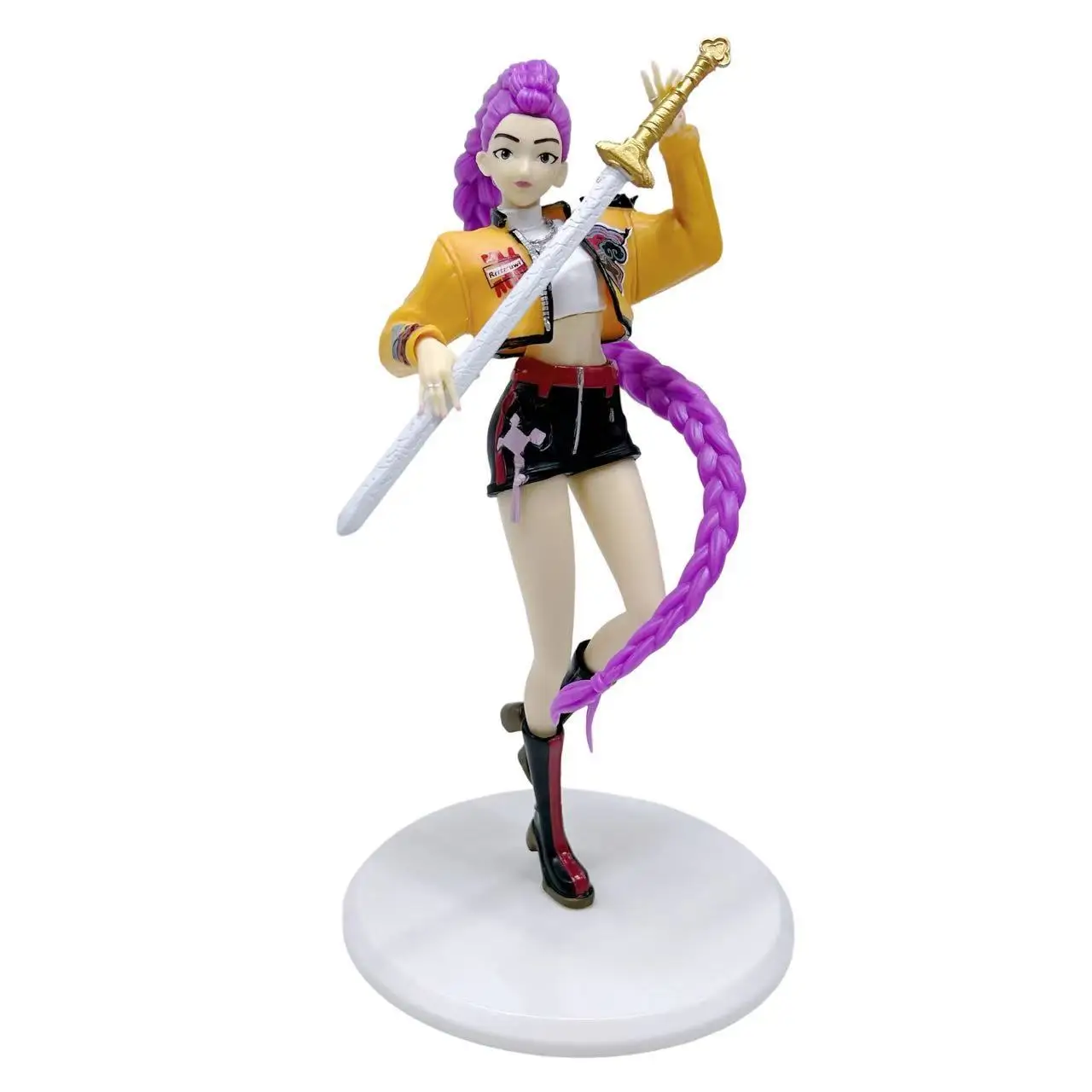20cm KPop Demon Hunters Superstar Rumi  PVC Action Figure Toy Anime Figurine Doll For Fans brithday Gift Room Decoration