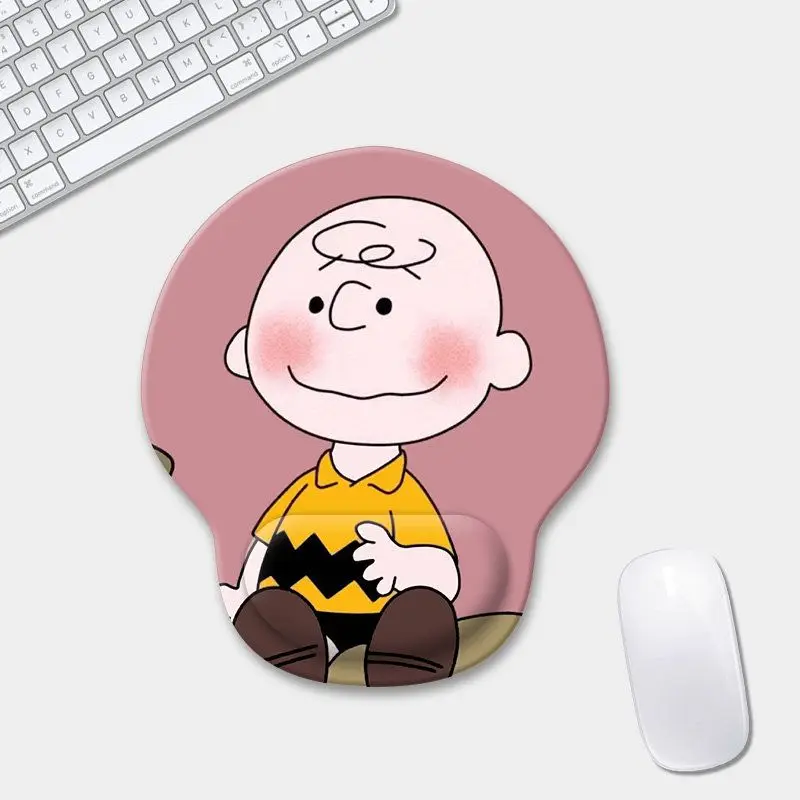 Snoopy anime peripheral mouse pad wrist guard kartun komputer desktop wrist pad tahan kotor lucu wrist pad grosir