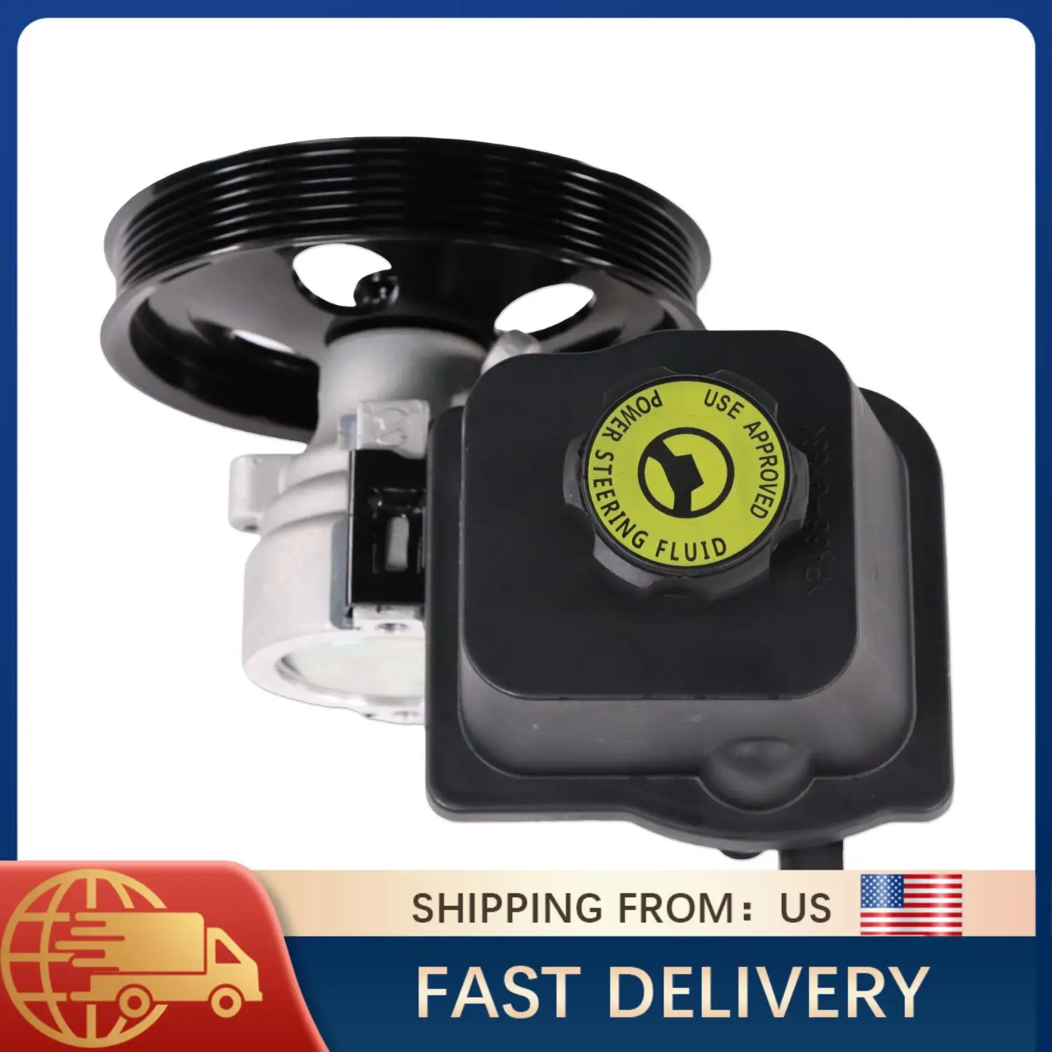 

8261122290 Насос гидроусилителя руля со шкивом и резервуаром для Chevrolet Trailblazer GMC Envoy Buick Rainier Isuzu Saab 9-7X Запчасти для внедорожников