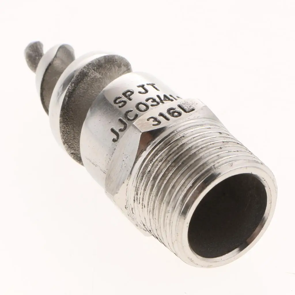 120 Degree Spiral Nozzle 316 Stainless Steel 3 4 Inch Sprayer Head for Spraying Cleaning and Exhaust Treatment
