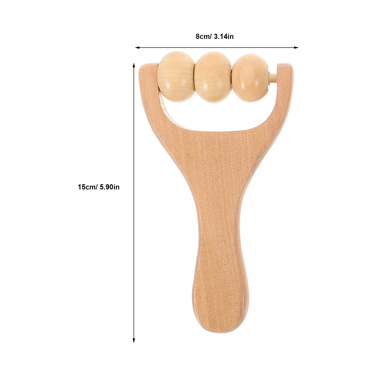 3 قطعة أداة تدليك خشبية لظهر الرقبة القدم الساق الذراع دائم الخشب العلاج مدلك للمنزل السفر فندق #2
