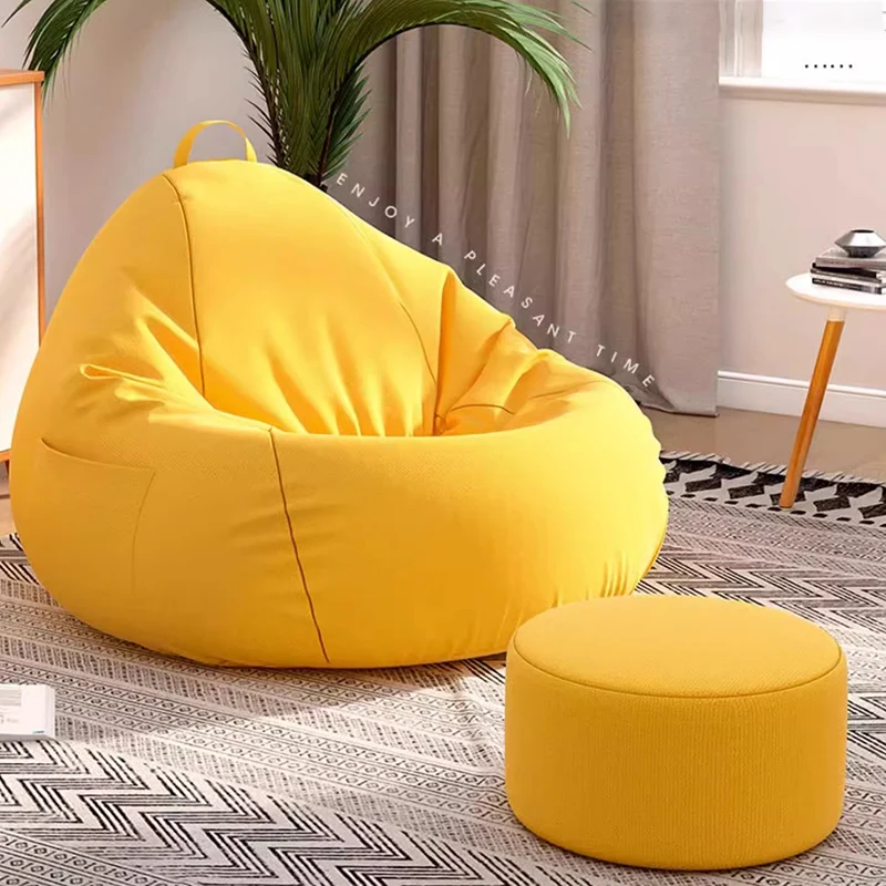 

Dormitory Comfort Bean Bags Sofas Cute Lazy Large Cozy Bean Bags Sofas Bedroom Bubble Divani Soggiorno Living Room Decorations