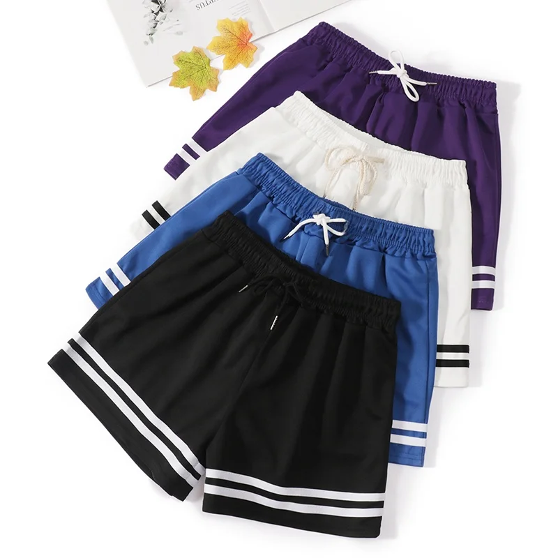 

Summer Casual Women's Short Pants Loose Wide Leg Home Sleepwear Sporty Natural Waist Black in Style Outdoor Wearable