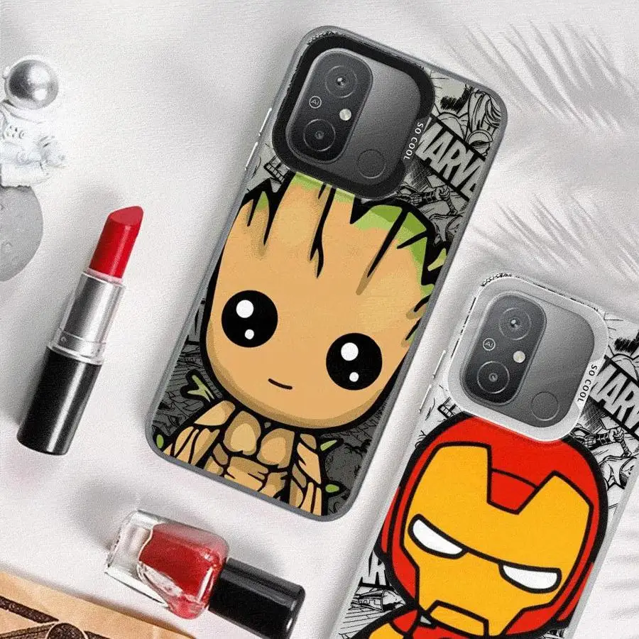 Marvel Deadpool Groot Phone Case for Xiaomi Redmi 12 13C 5G A1 Plus A2 Plus A3 A3X Poco X3 NFC X3 Pro C50 C51 C61 Cover