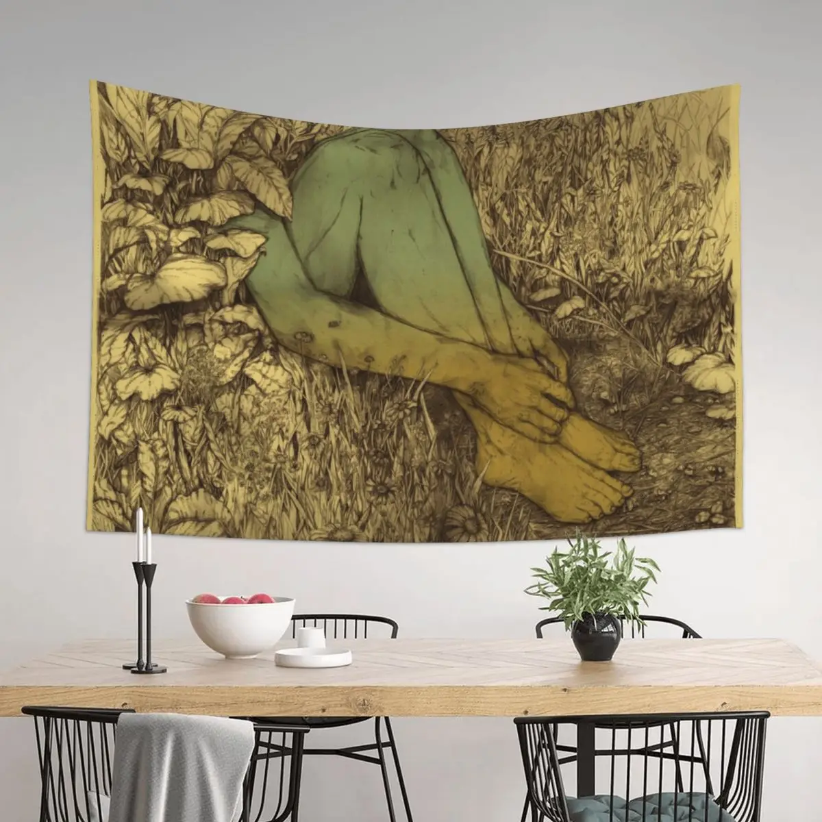 

Here But Not Quite Whole by Chrysta Kay Tapestry Aesthetic Room Decor Wall Coverings Decorative Wall Murals Wall Deco Tapestry