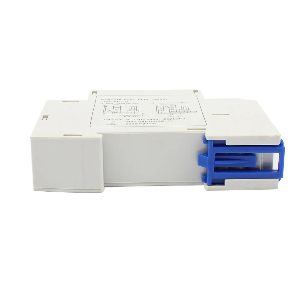 Din rail Staircase Lighting Timer Switch timer relay 220VAC 16A used for corridor lighting Mechanical Din Rail timer ALC18