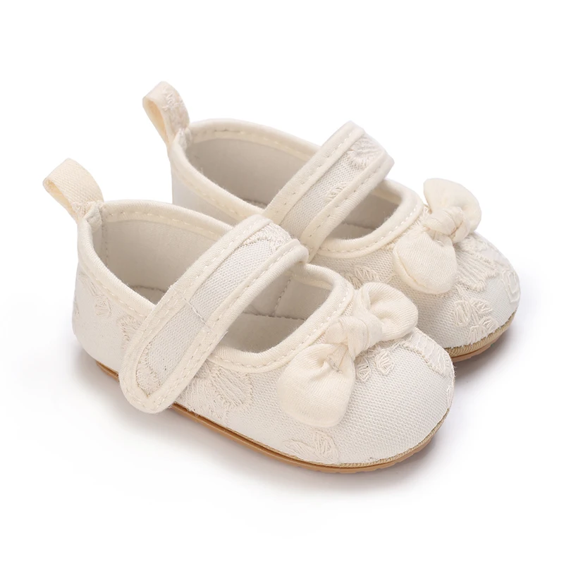 Chaussures de princesse anti-ald pour bébés, chaussures Parker souples avec nœud, chaussures de printemps et d'automne pour femmes, nouvelle mode