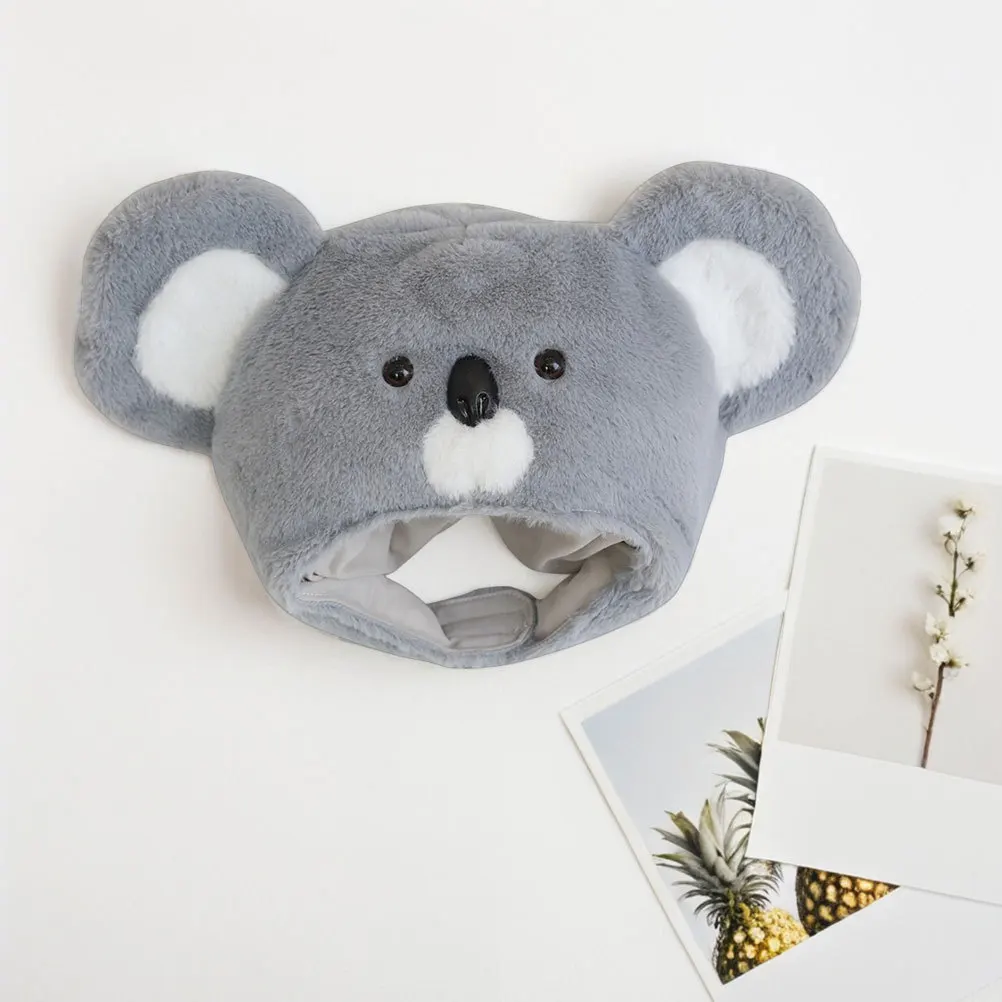 قبعة كوالا عقال للأطفال والكبار آذان الحيوانات الساحرة لجميع القديسين كوسبلاي صور كشك قبعة زي