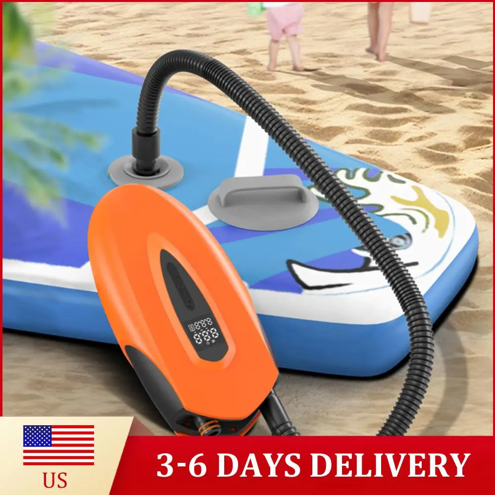 

Насос для надувных SUP-досок 20PSI с цифровым дисплеем, портативный воздушный компрессор для SUP-досок