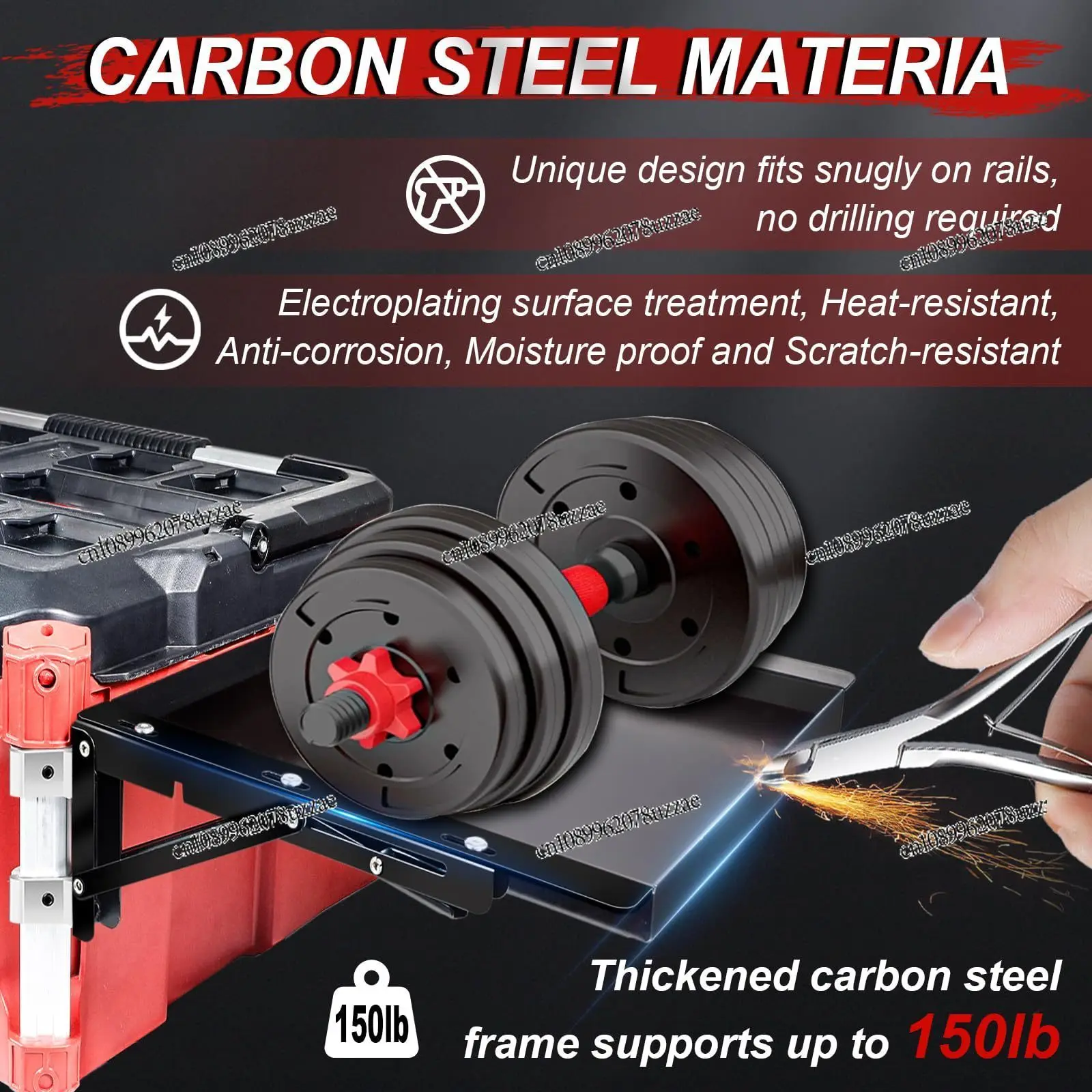 Magnetic Kits for Toolboxes, Folding Countertops, Tool Tray Side Brackets