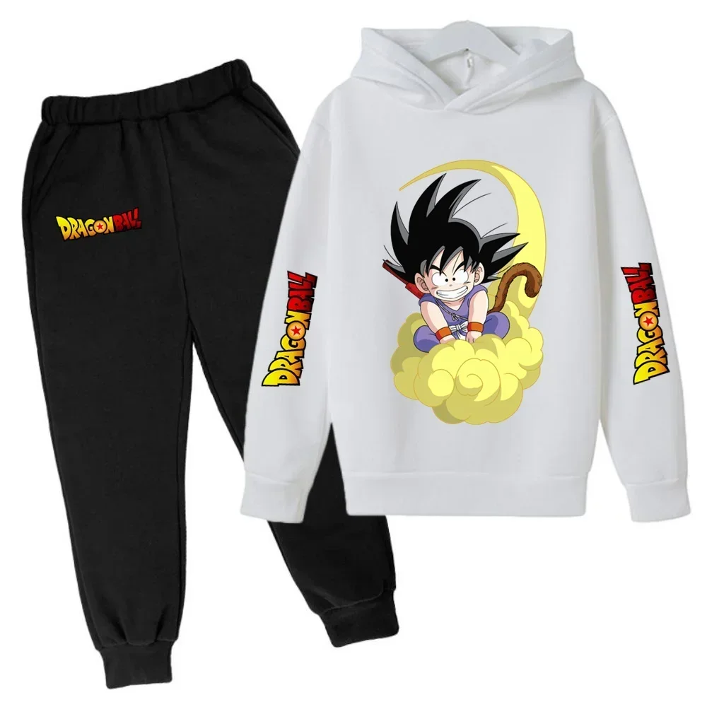 

Suit for Boy 2024 New Kids Clothes Boys Dragon Ball Sets for Children Lovely Goku Fashion Tops Anime Warm Sizes 100-160 Kawaii
