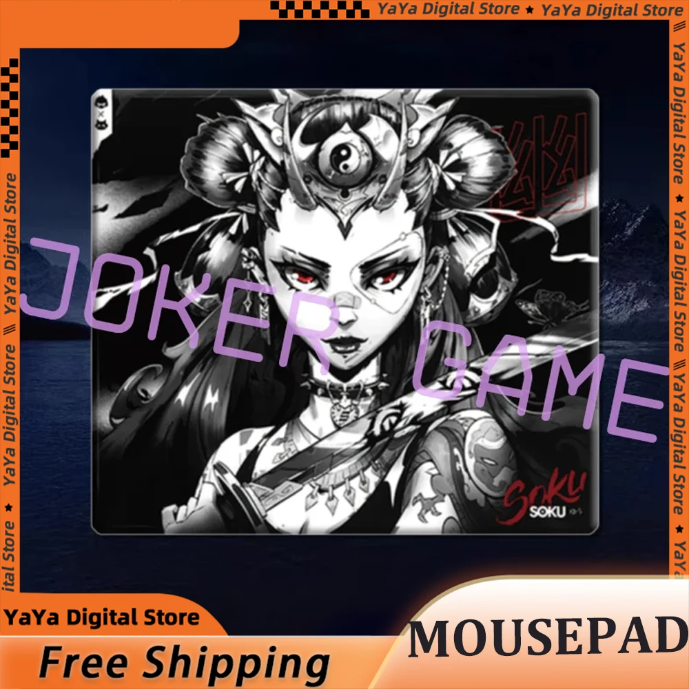 

SAKU STUDIO Saki Glass Mouse Pad Gaming FPS Tempered Glass Copy Edition Mouse Pad Smooth Mousepad Professional PC Gamer Gifts