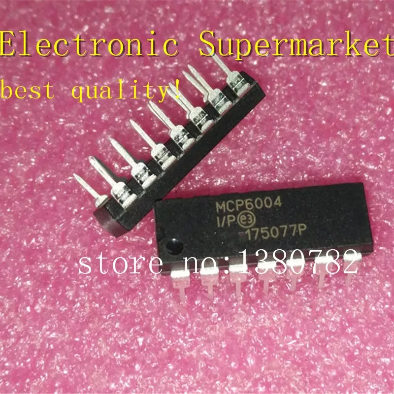 

Free Shipping 50pcs/lots MCP6004-I/P MCP6004 DIP-14 IC In stock!