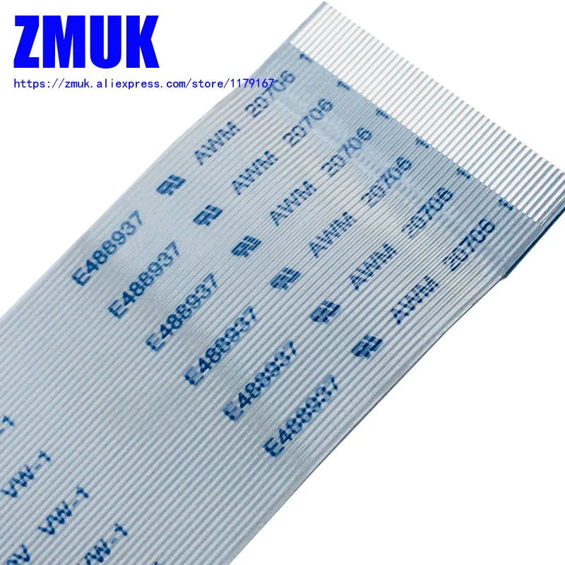 1000-3000MM Length FFC AWM 20706 105C 60V VW-1 Flexible Flat Cable