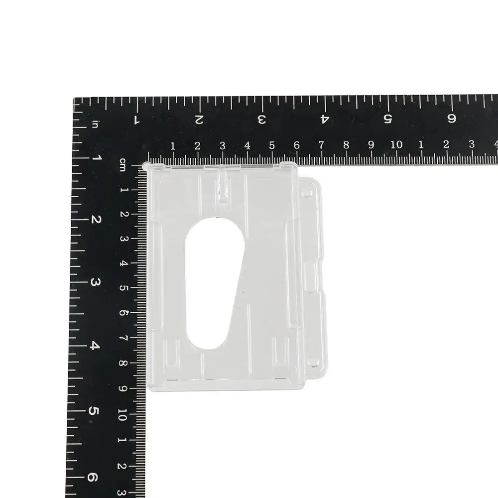 

Transparent Work Card Holder Card Sleeve ID Card Cover Transparent Card Holder Card Photo Card Package Bus Card Holder