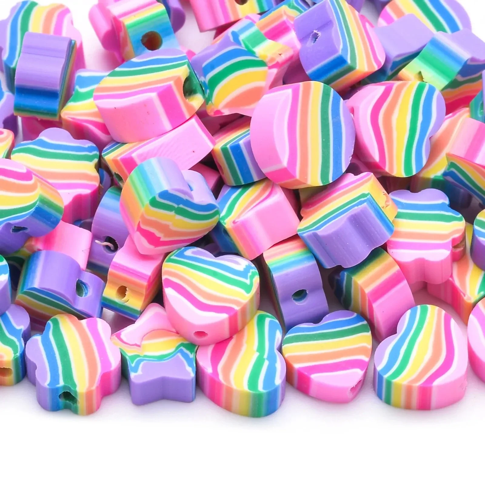 30PCS Large Soft Clay Adorable Small Accessories for DIY Handmade Bracelets, Perfect Holiday Gift for Friends image 3