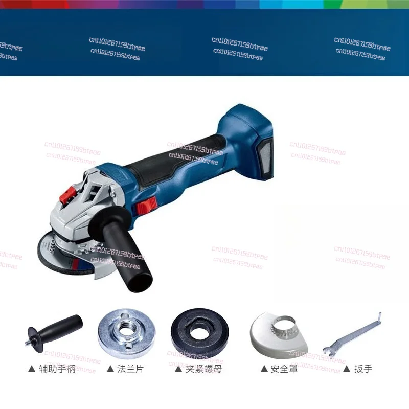Brushless lithium battery angle grinder, rechargeable electric polisher, grinding and cutting machine