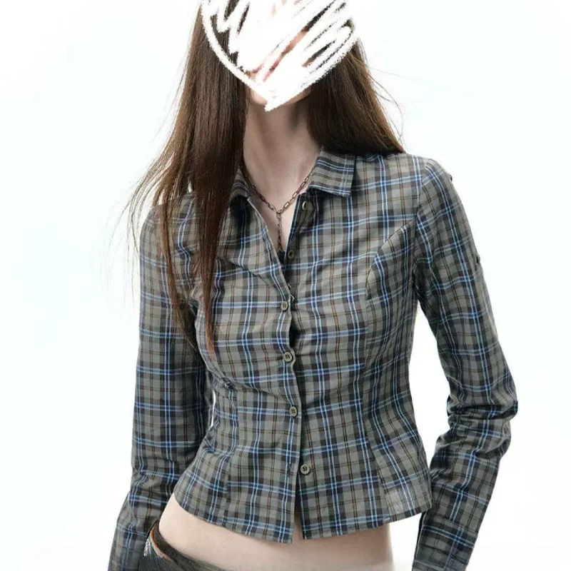 

Горячая рубашка с длинными рукавами и рисунком в стиле Pure Lust с галстуком-бабочкой на спине и тонким верхом с лацканами на талии