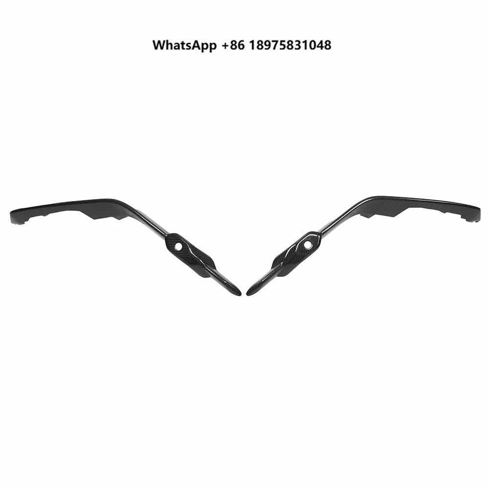 Real Dry Carbon Fiber AX Style Front Bumper Trim for ’Lamborghini Urus Front Bumper Trim Spoiler Splitter Body Kit