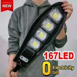 Newest Outdoor Solar LED Light 4 Modes 1500W Solar Light Lamp Waterproof Motion Sensor Sunlight Yard Garden Street Lamp