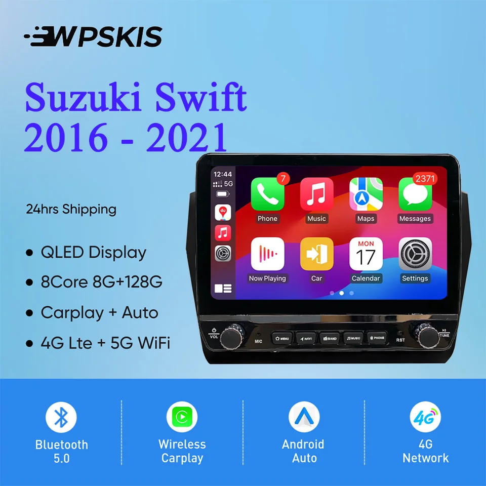 2Din Android 14 Autoradio Multimedia PC Tablet For Suzuki Swift 2016 - 2020 GPS DVD Video Music Player Car intelligent systems
