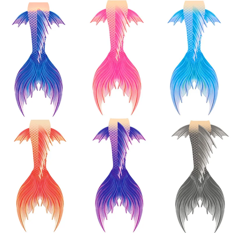 Free Shipping Realistic Mermaid Tail Mermaid School Fish Shape Tail For Photography and Swimming and Diving High Quality