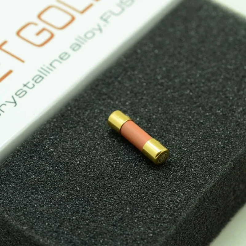 Create Audio Nano-Eutectic Alloy Ultra-High Molecular Weight Audiophile Fuse Violet Gold Edition 20MM 0.5A ,1A, 2A,3A, 5A, 8A